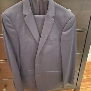 DKNY slim suit - Grey/Blue Needlehead - 40L